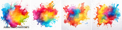 splatter explode stain burst explosion destruction ink rainbow spray stroke dye glowing