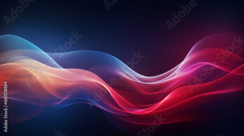 background with flowing particle wave details