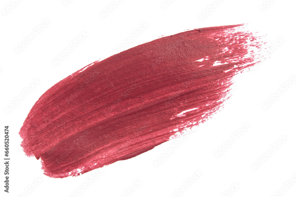 Smudged lipsticks isolated on white background Smudged lipsticks isolated on white background