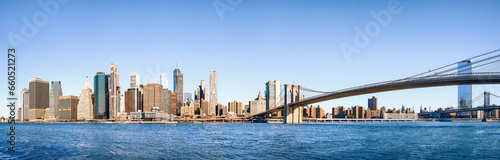 panoramic view at the skyline of new york © frank peters