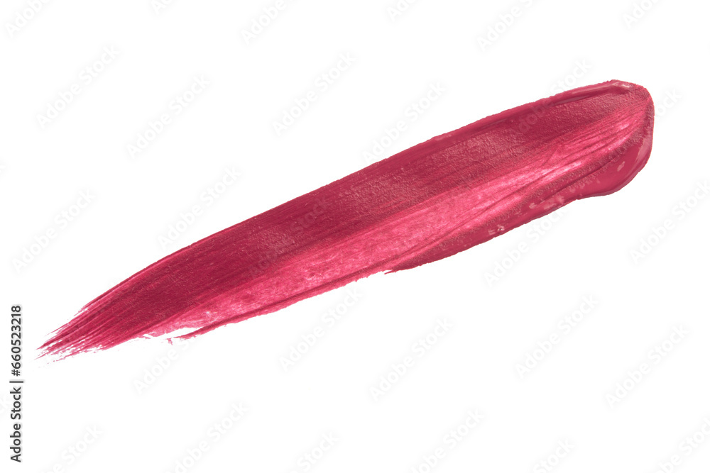 Smudged lipsticks isolated on white background Smudged lipsticks isolated on white background
