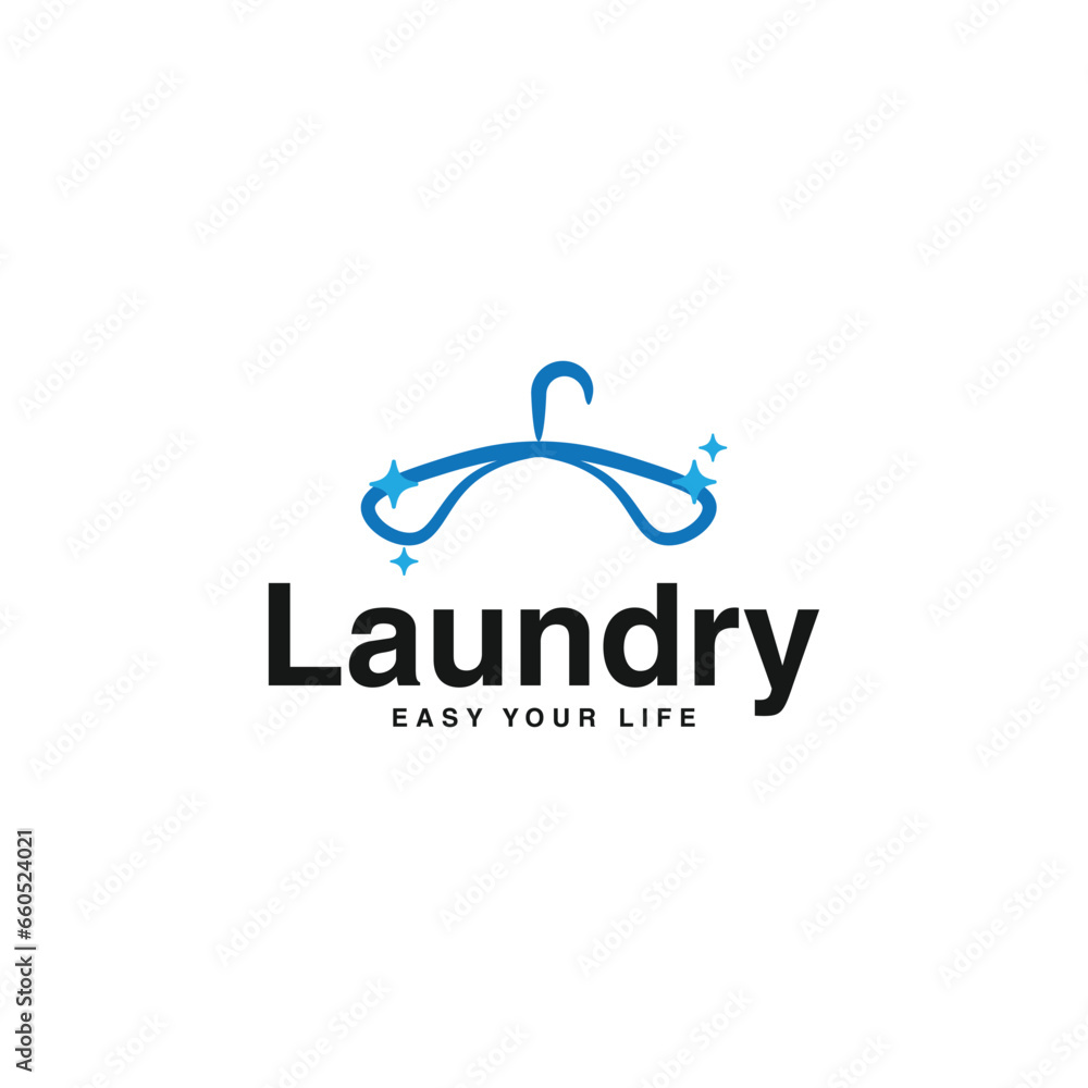 modern hanger symbol logo design inspiration for laundry, wash, and clean business retail with modern, line art, and minimalist styles isolated on white modern hanger symbol logo design inspiration for laundry, wash, and clean business retail with modern, line art, and minimalist styles isolated on white
