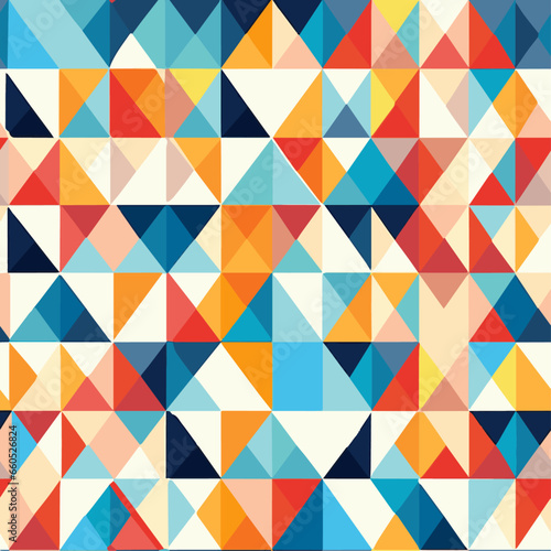 Illustration Vector seamless pattern of Geometric