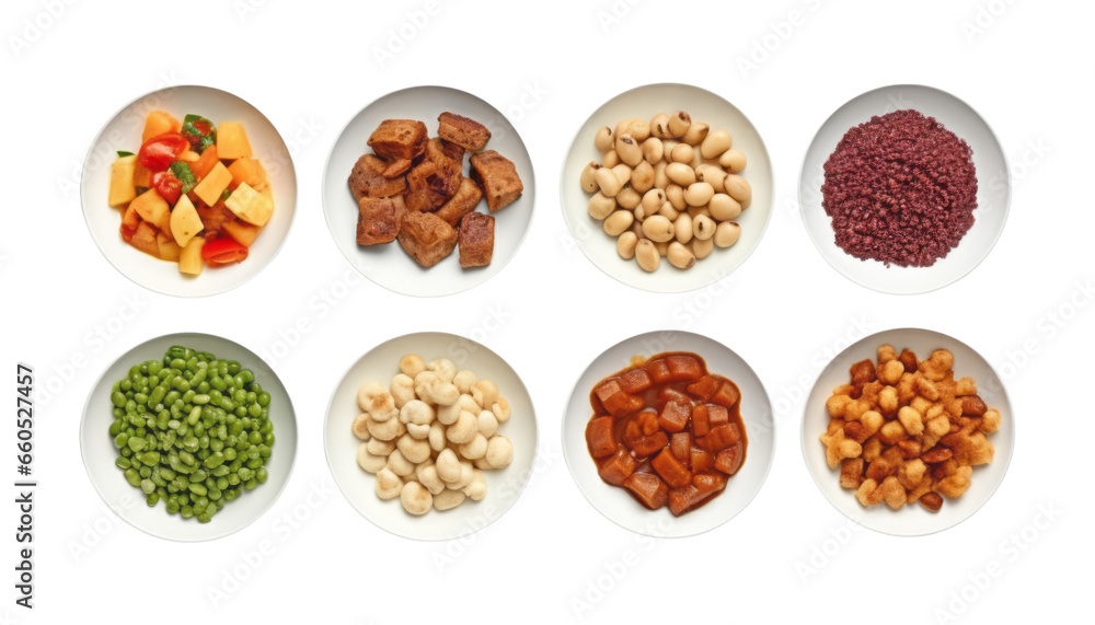 set of different spices isolated on transparent background cutout set of different spices isolated on transparent background cutout