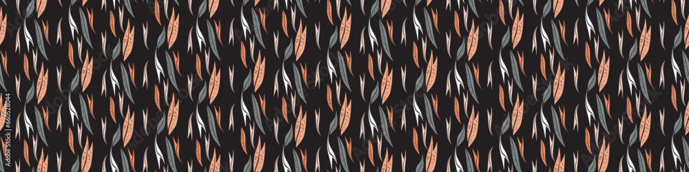 Modern abstract stylized vector graphic design seamless banner. Genderneutral masculine textured shapes for border. Modern abstract stylized vector graphic design seamless banner. Genderneutral masculine textured shapes for border.