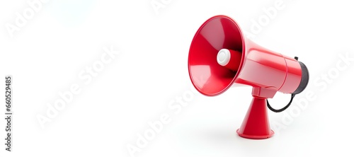megaphone with blank space for announcements