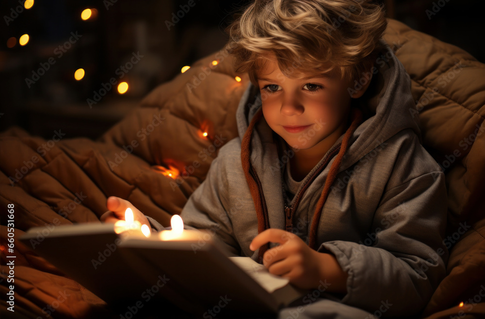 boy reading a book, boy holding a cell phone with his hands boy reading a book, boy holding a cell phone with his hands