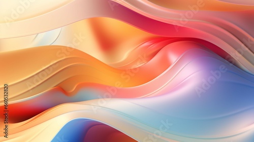 abstract poster background light colours 4k.Generative AI