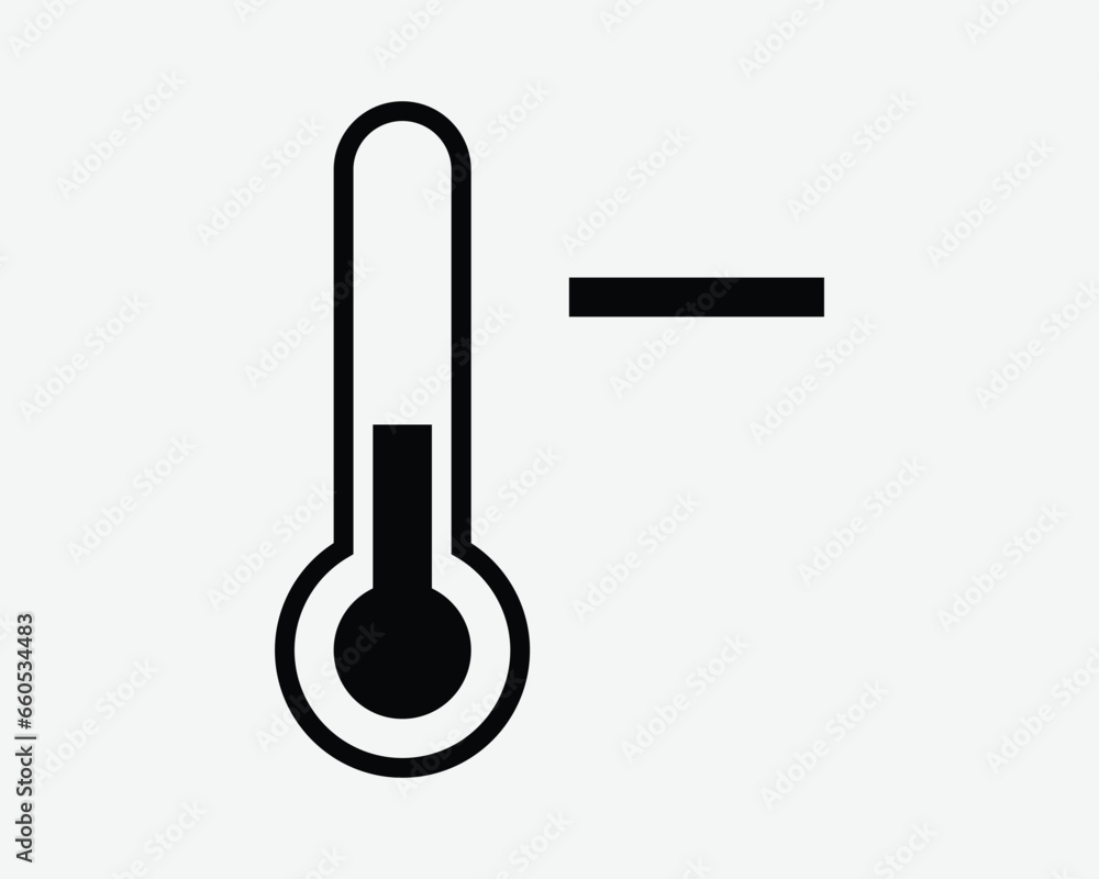 Thermometer Negative Temperature Cold Minus Less Reduce Down Drop Decrease Lower Freeze Black White Shape Line Outline Icon Sign Symbol EPS Vector Thermometer Negative Temperature Cold Minus Less Reduce Down Drop Decrease Lower Freeze Black White Shape Line Outline Icon Sign Symbol EPS Vector