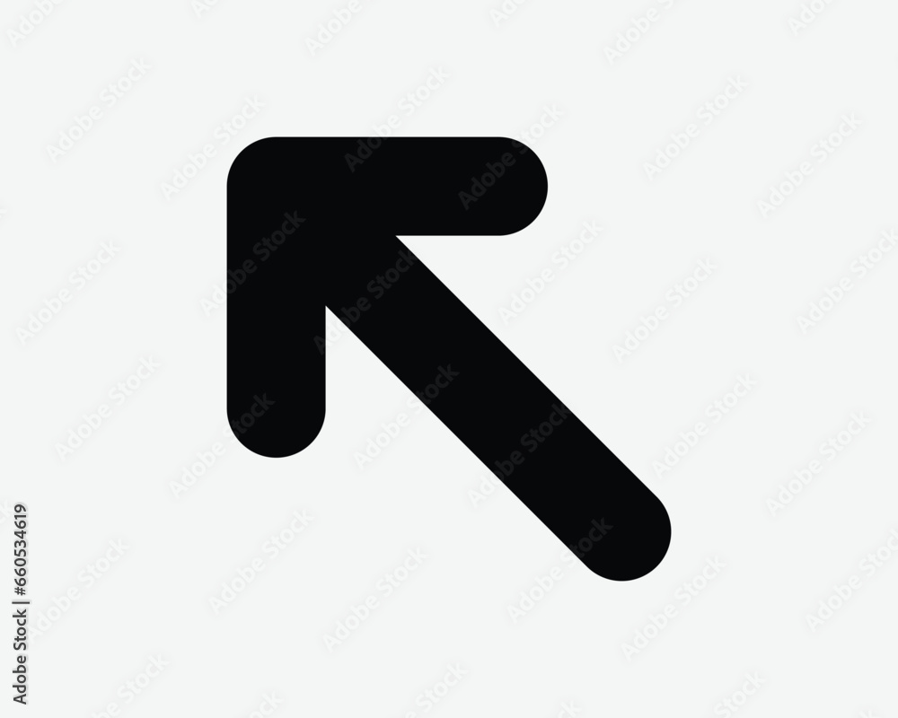 Point Arrow Top Left Icon Upper Corner Side Pointer Here Position Enter Exit Path Black White Shape Line Outline Road Sign Traffic Symbol EPS Vector Point Arrow Top Left Icon Upper Corner Side Pointer Here Position Enter Exit Path Black White Shape Line Outline Road Sign Traffic Symbol EPS Vector