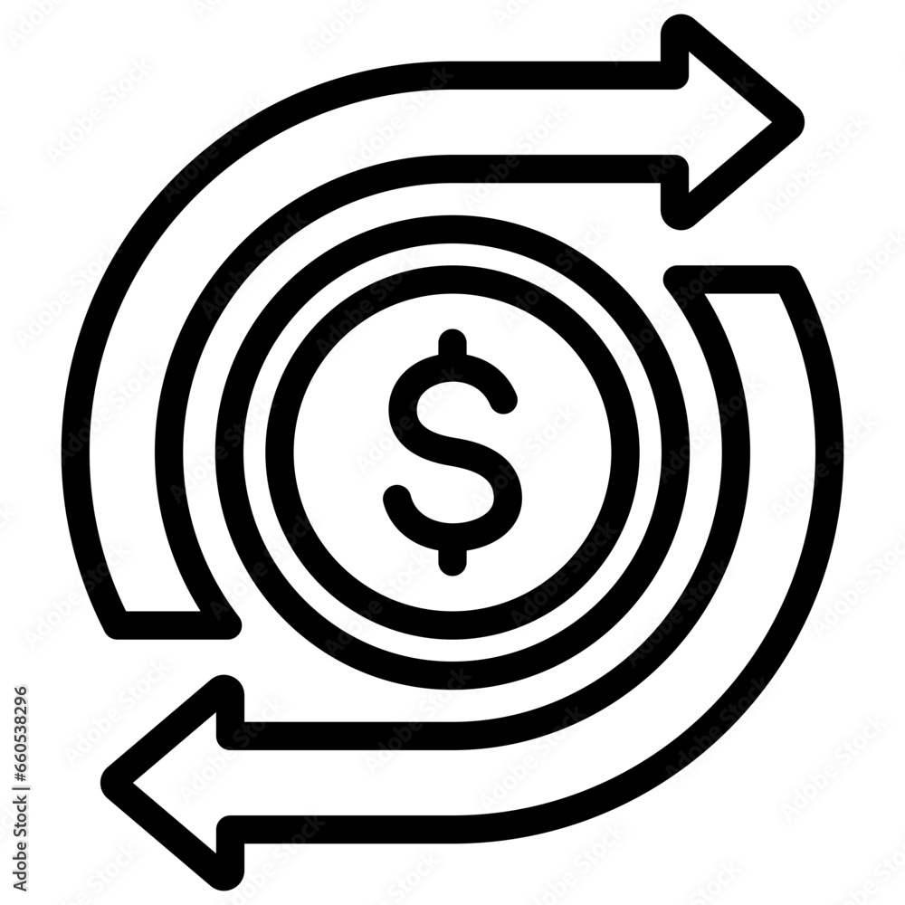 Exchange Outline Icon Exchange Outline Icon