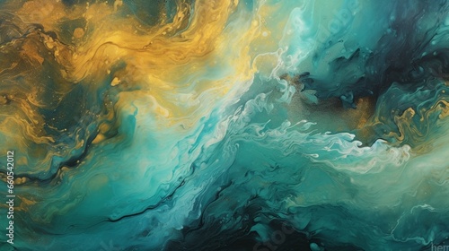 the most detailed and vibrant acrylic flow painting.Generative AI