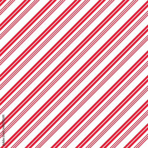 Candy cane Christmas background, seamless pattern.
