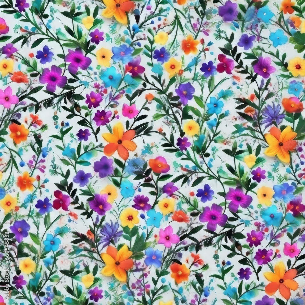 seamless pattern with flowers seamless pattern with flowers