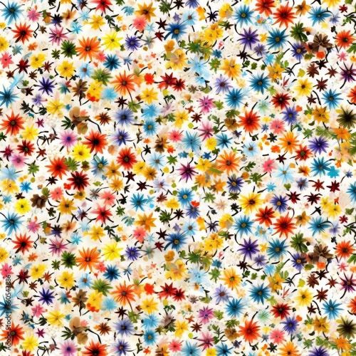colorful floral pattern background