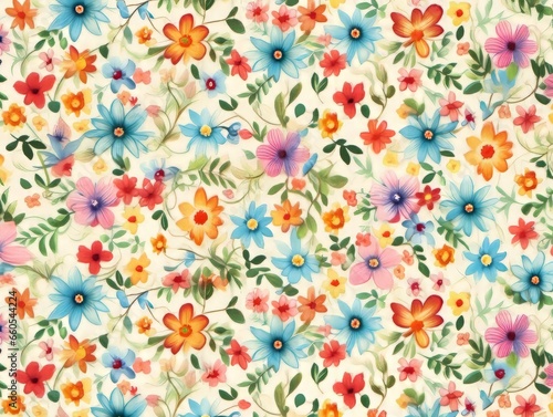 colorful flowers background