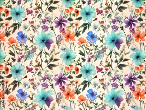 pattern backgroung florar colorful 