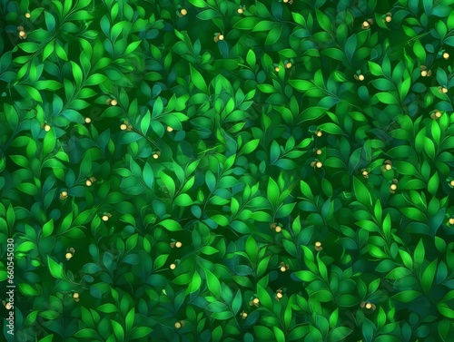 green leaves background