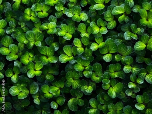 green  clovers leaves background