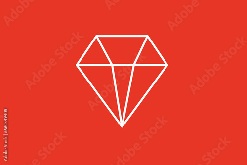precious stone illustration.  Vector illustration.