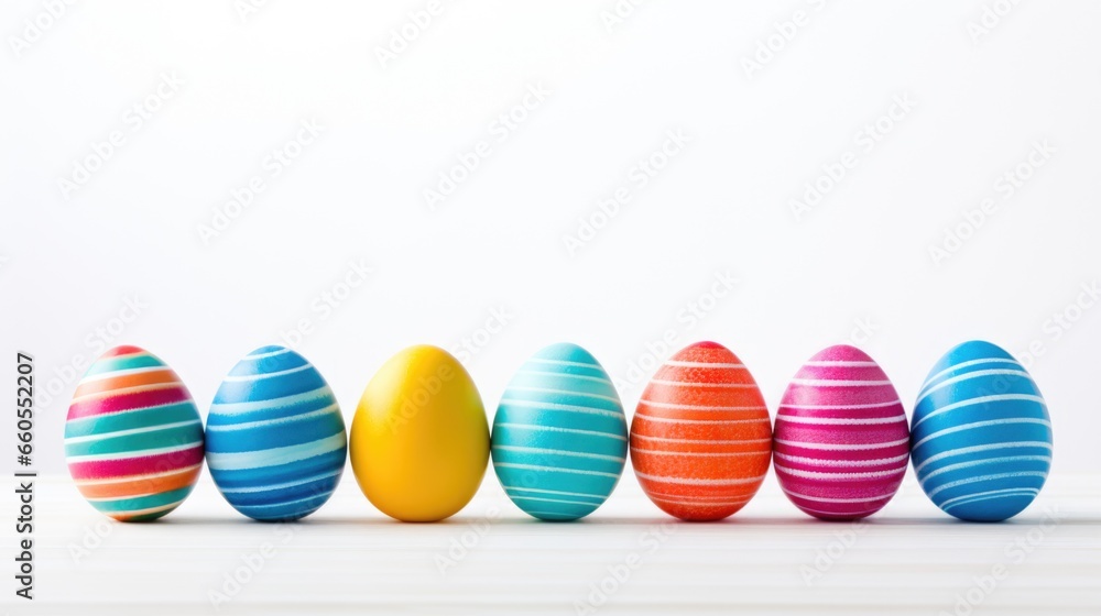 Obraz premium Easter eggs background concept