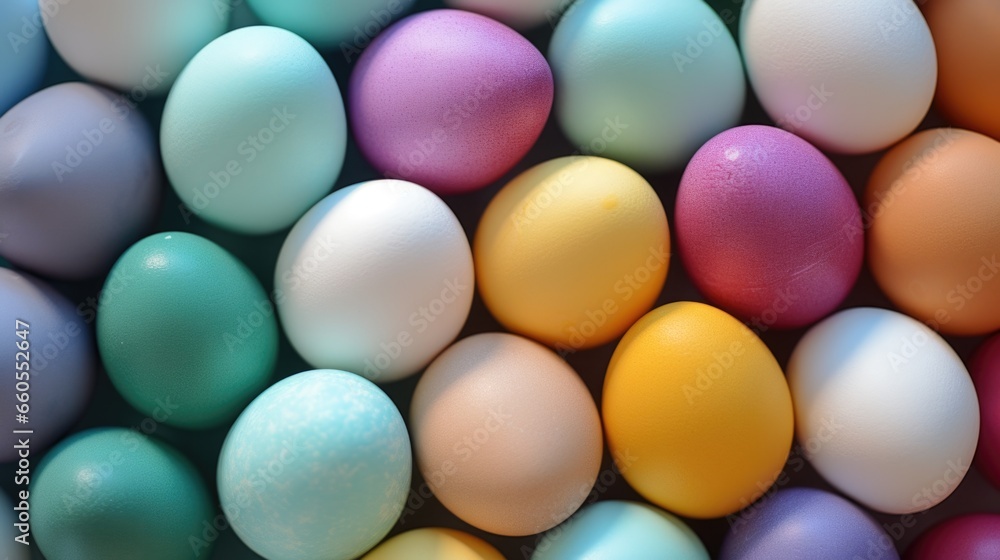 Easter eggs background concept Easter eggs background concept
