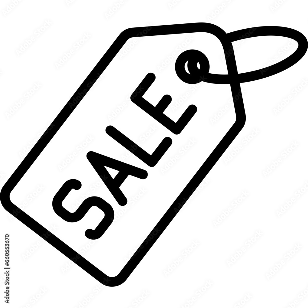 Sale Outline Icon
