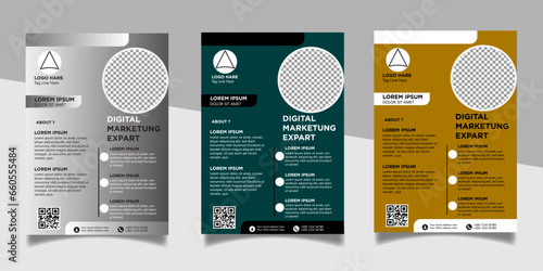 Brochure design, cover modern layout, annual report, poster, flyer in A4 by illustration, Business Flyer design