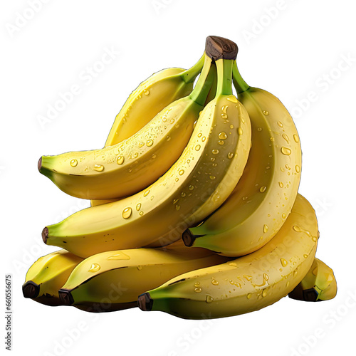 Bananas, Asians believe, are a symbol of wealth. Created by AI photo