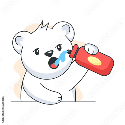 Thirsty Bear