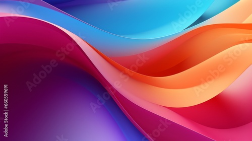 3D Abstract colorful wave Background