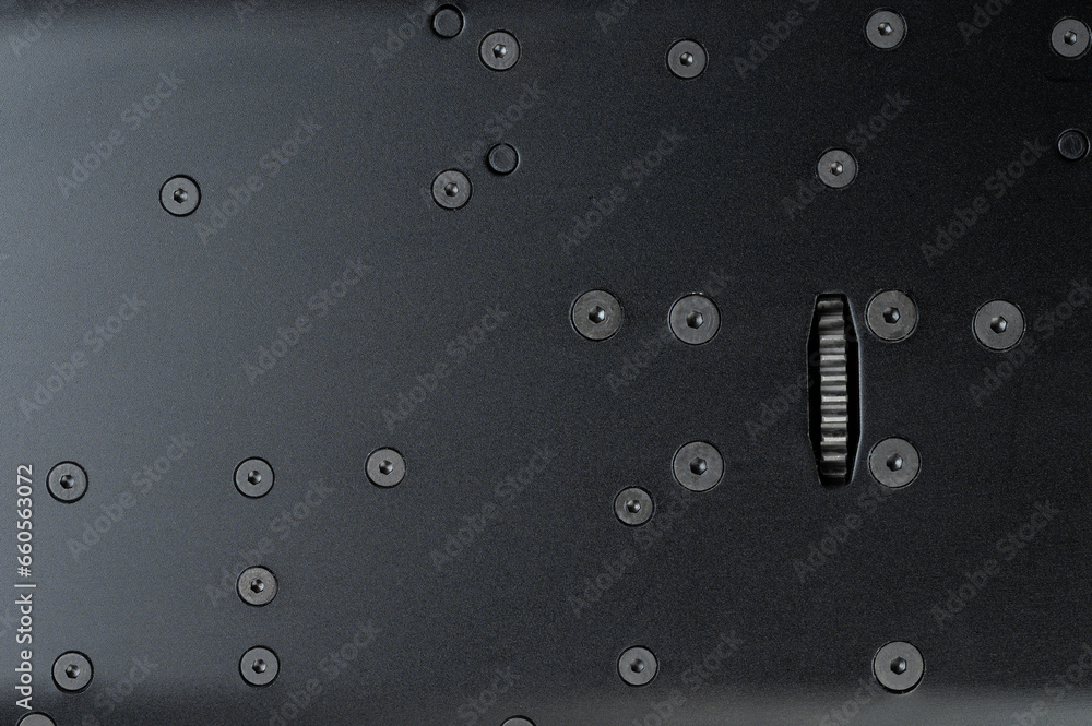 Metal sheet with screw and rivert Metal sheet with screw and rivert