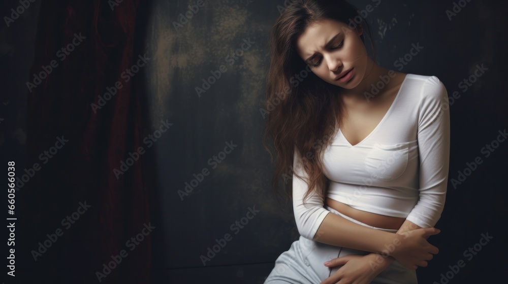 stomach ache. abdominal pain, indigestion, gastritis, menstrual cramps, flatulence, diarrhea, distention, colon cancer, belly inflammation problem, suffer food poisoning, abdomen, generate by AI stomach ache. abdominal pain, indigestion, gastritis, menstrual cramps, flatulence, diarrhea, distention, colon cancer, belly inflammation problem, suffer food poisoning, abdomen, generate by AI