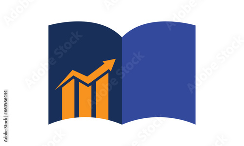 book with graphic for accounting