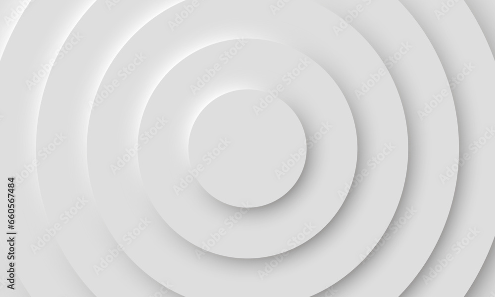 Obraz premium Circles background. Abstract circle design. 3D round papercut layer