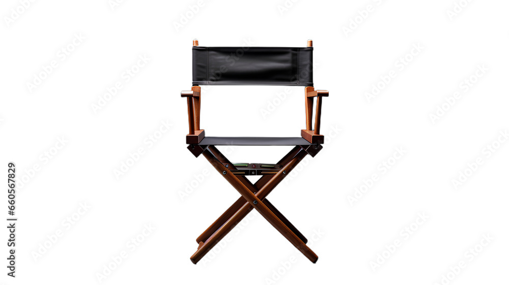 directors chair. Isolated on Transparent background. directors chair. Isolated on Transparent background.