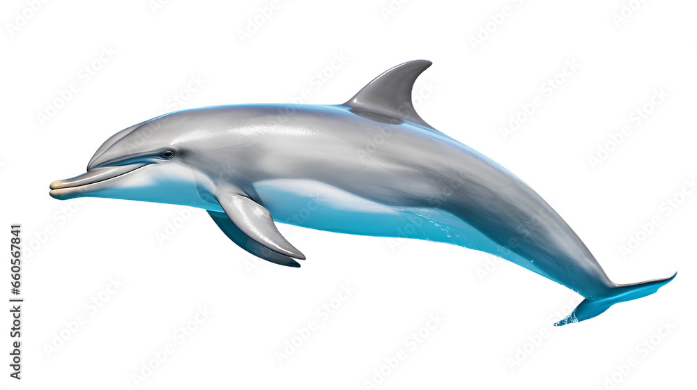 Dolphin. Isolated on Transparent background.