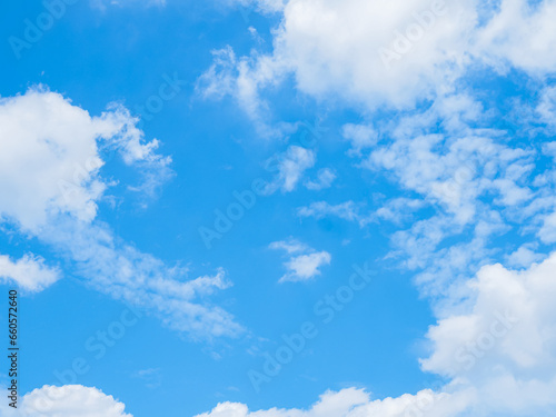 Photos Blue sky with white cloud for nature background