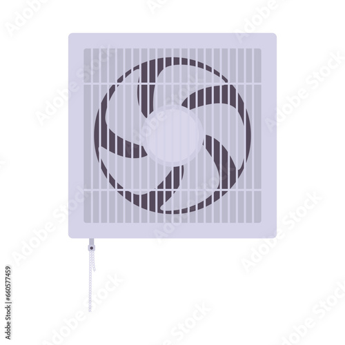 Gift Box with Rope Flat Illustration. Clean Icon Design Element on Isolated White Background
