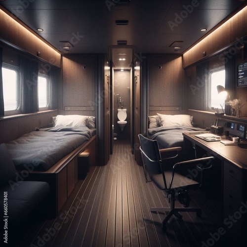 interior of a hotel room, interior of a train, room in a train, nterior, seat...