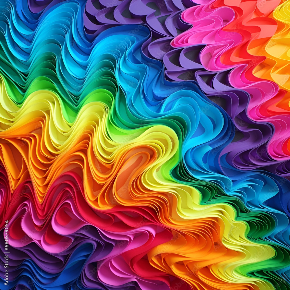 Fototapeta premium abstract background with rainbow