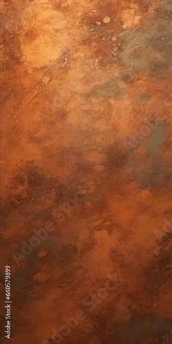Beautiful Copper Grungy Metallic Background Texture - Elemental Pure Copper - Celebrating the Metal's Textured Terrain - Copper Bronze Metal Backdrop Texture created with Generative AI Technology