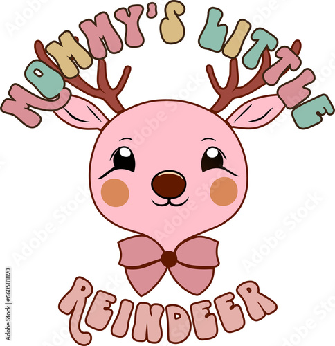 Mommy’s Little Reindeer,Christmas Shirt,Christmas Woman Mom,Sublimation 