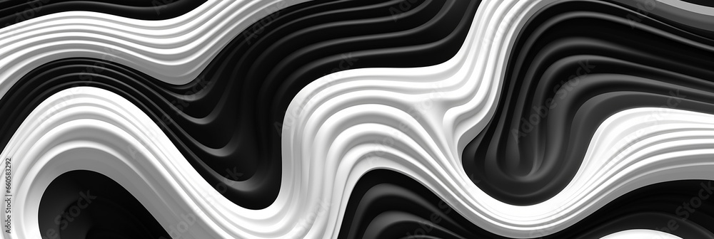 ornate black and white pattern of vertical wavy lines created with Generative Ai ornate black and white pattern of vertical wavy lines created with Generative Ai