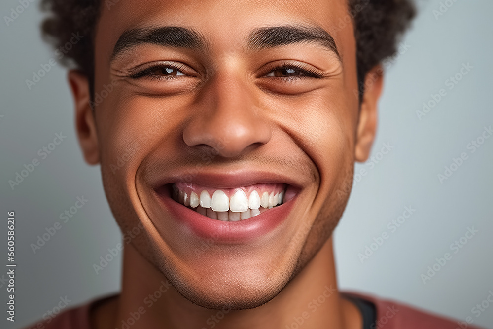 african american smiling man. Generative Ai african american smiling man. Generative Ai