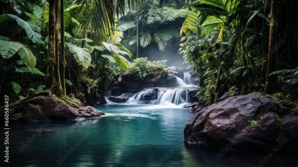 Photo that symbolizes Costa Rica - fictional stock photo