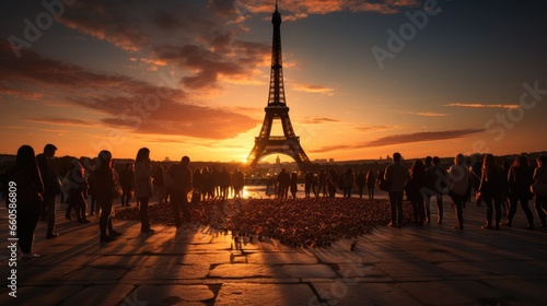 Photo that symbolizes France - fictional stock photo