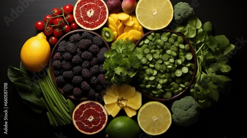 Photo that symbolizes healthy food - fictional stock photo