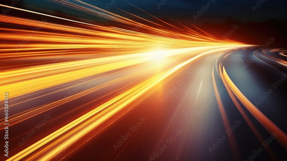 Photo that symbolizes speed - fictional stock photo Photo that symbolizes speed - fictional stock photo
