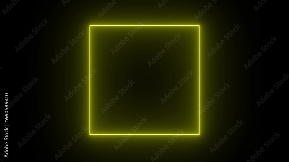 Yellow Square Neon / Neon Quadrado Amarelo Yellow Square Neon / Neon Quadrado Amarelo